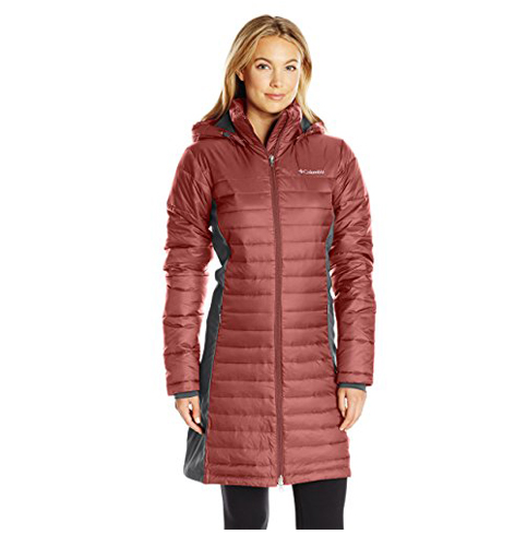 8. Columbia Powder Pillow Hybrid Women’s Long Jacket