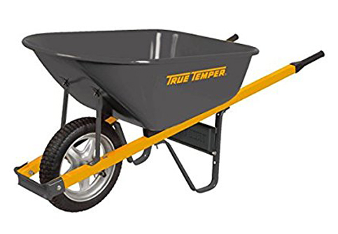 9. AMES Inch True Temper Steel Wheelbarrow