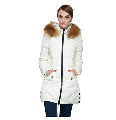 6. Orolay Down Jacket- with a faux fur trim hood