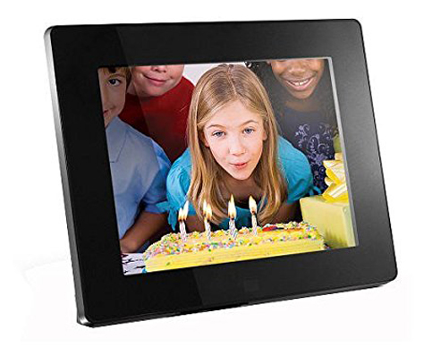 8. Aluratek ADMPF108F High-Resolution 8-Inch Photo Frame