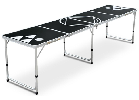 7. Yaheetech 8-Foot Beer Pong Table