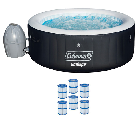 10. Coleman 71x26 4-Person Hot Tub