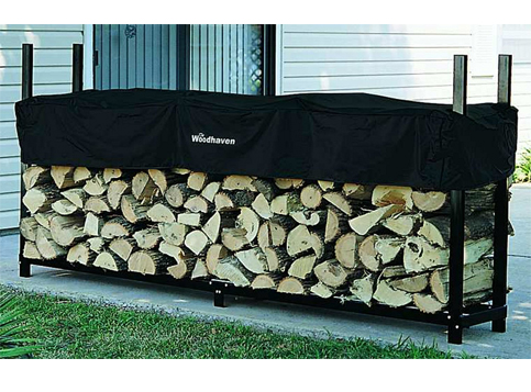 5. The Woodhaven 8-Foot Log Rack