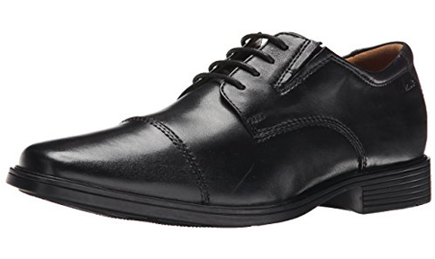 3. Clarks Tilden Cap Oxford Shoes