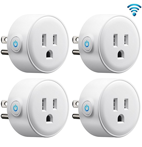 9. GMYLE 4-Pack Smart WiFi Plugs