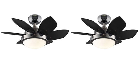 2. Westinghouse Lighting 7224300 Reversible 6-Blade Indoor Ceiling Fan