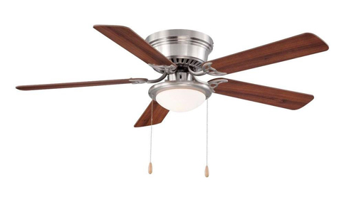 5. Hampton Bay Hugger 52-Inch Ceiling fan