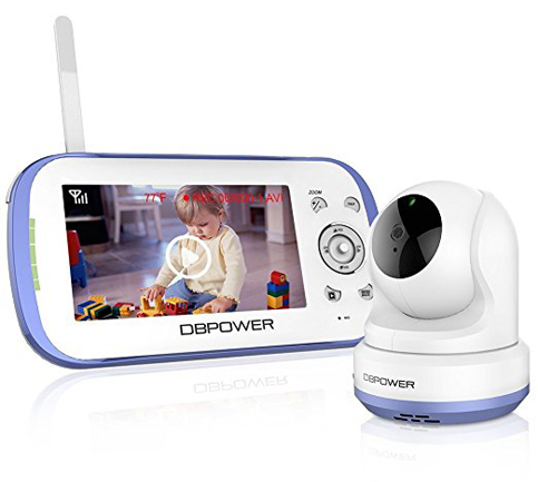 9. DBPOWER Sound Activated Digital Video Baby Monitor