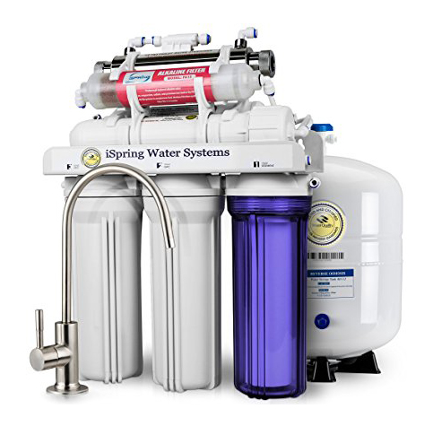 7. iSpring RCC7AK Deluxe 7-Stage Under Sink Filtration System