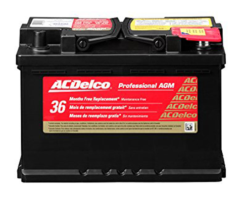 3. ACDelco 48AGM Professional Automotive Group 48 Battery