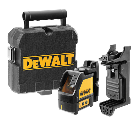 2. DEWALT DW088K Cross Line Laser (Self-Leveling)