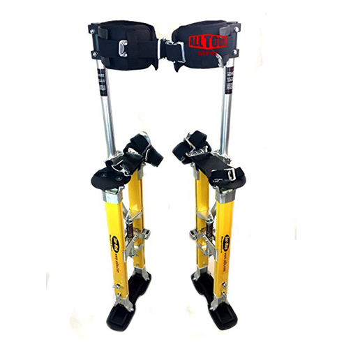 10. SurPro Interlok 24-40 inches Magnesium Drywall Stilts