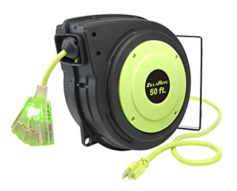 3. Flexzilla ZillaReel 50-Foot Extension Cord Reel