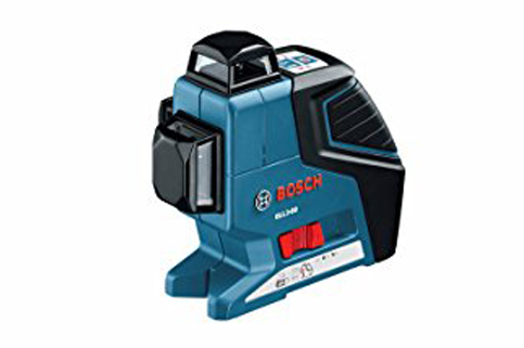 9. Bosch GLL 3-80360 Degree Three Plane Leveling Alignment Laser