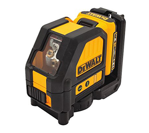 6. DEWALT DW088LG Green 12V Cross Line Laser