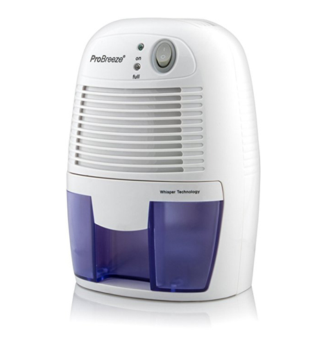 3. Pro Breeze 150 Square Feet Mini Dehumidifier