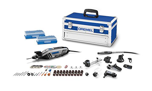 10. Dremel 4300-9/64 Universal 3-Jaw Chuck Rotary Tool Kit, 9 Attachments