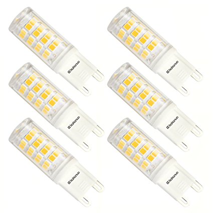 6. Kakanou G9 Warm White LED Bulbs