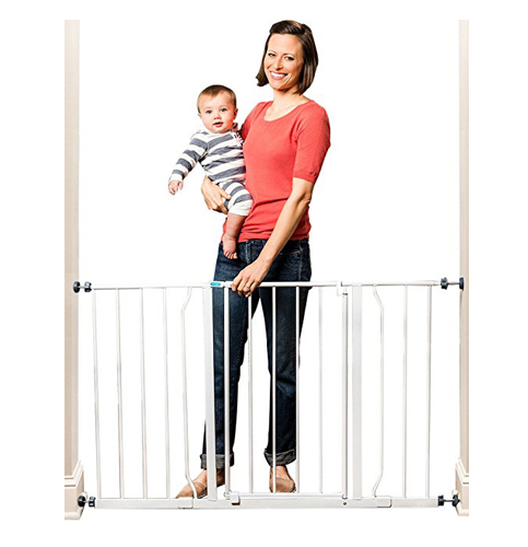 7. Regalo Easy Open 50 Inch Wide Baby Gate