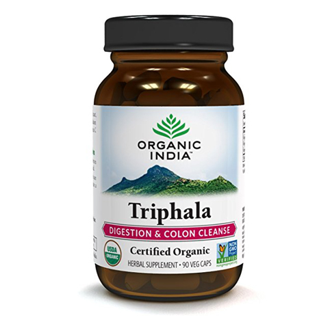 8. ORGANIC INDIA Triphala Capsules