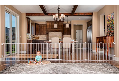 9. Regalo 192-Inch Super Wide Adjustable Gate and Play Yard