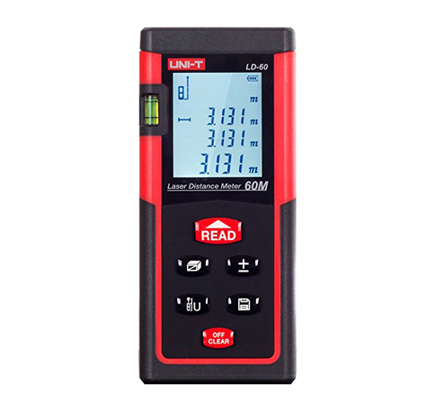 6. UNI-T LD60 Laser Distance Meter 60M/196ft