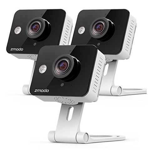 9. Zmodo 720p HD WiFi Wireless Camera (3-Pack)