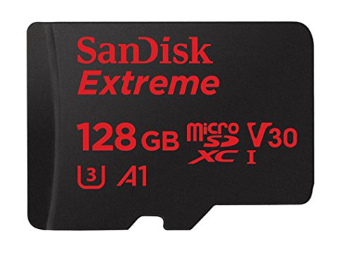7. SanDisk 128GB microSDXC UHS-3 Card