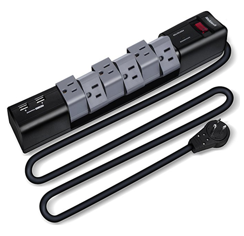 10. Neckteck 90/18- Degree Rotating Power Surge Protector