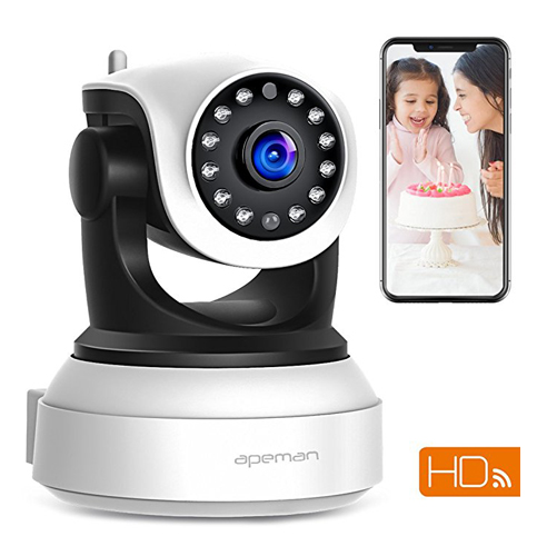 10. APEMAN WiFi IP 720P Wireless Camera