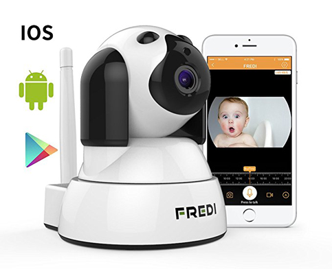 7. FREDI 720P HD Wireless Camera With Two-Way Talking