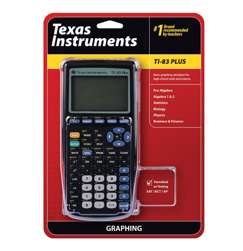 3. Texas Instruments Plus Graphing Calculator (TI-83)