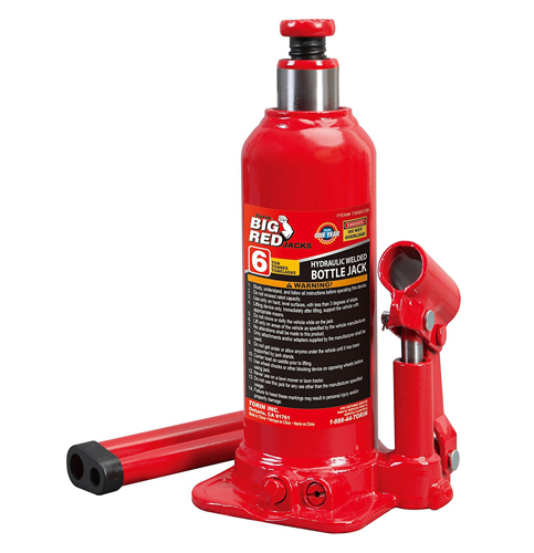 3.Torin Hydraulic Bottle Jack (6 Ton Capacity)