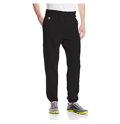 3. Russell Athletic Men’s Dri-Power Sweatpants (Closed-Bottom)