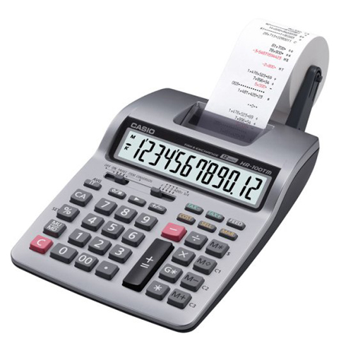 1. Casio Inc. mini desktop printing Calculator (HR-100TM)