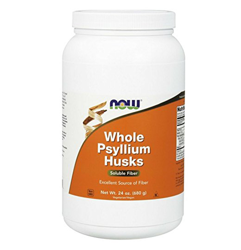 1. NOW Psyllium Husks Whole, 24-Ounce