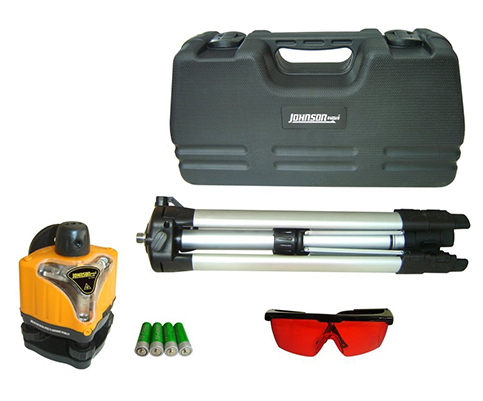 1. Johnson 40-0918 Rotary Laser Level Kit