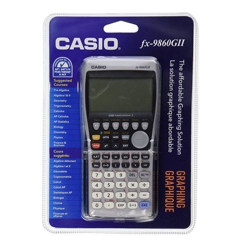 9. Casio fx-9860GII Graphing Calculator