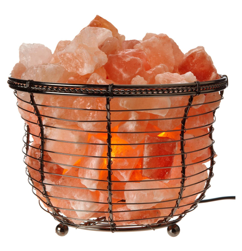 2. Himalayan Glow Natural salt lamp