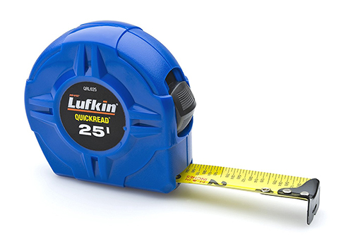 8. Lufkin QRL625MP Quickread Hi-Viz Value Tape Measure, 25 Feet