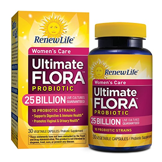 8. Renew Life 25 Billion Ultimate Flora Probiotic