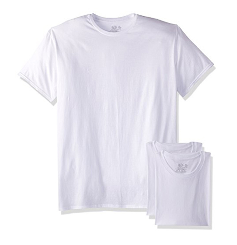 6. Fruit of the Loom Men’s Crew-Neck T-Shirt (3-Pack)