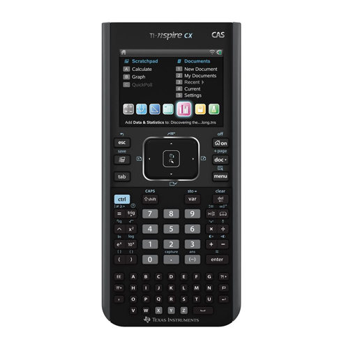 7. Texas Instruments Nspire CX CAS Graphing Calculator