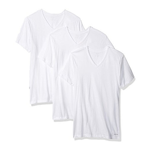 5. CALVIN KLEIN Cotton Classics V-Neck T-Shirt