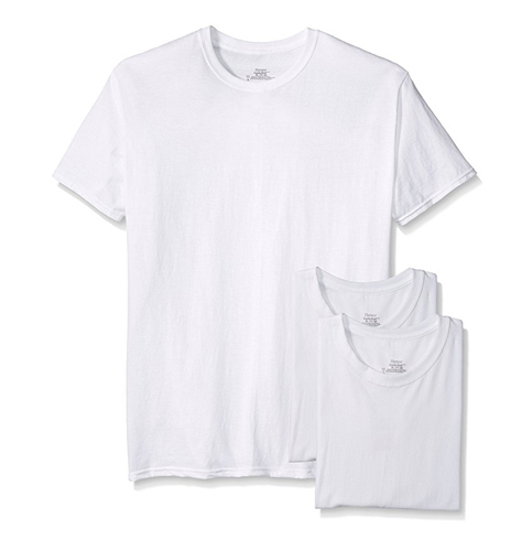 9. Hanes Men’s Crew Neck T-Shirt (3-Pack)