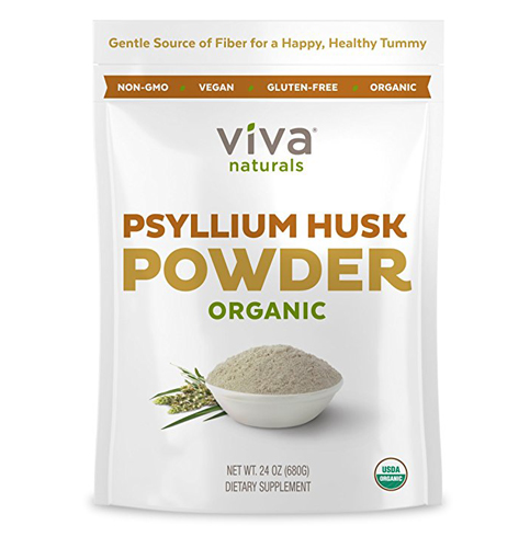 10. Viva Naturals Organic Psyllium Husk Powder, 24 oz