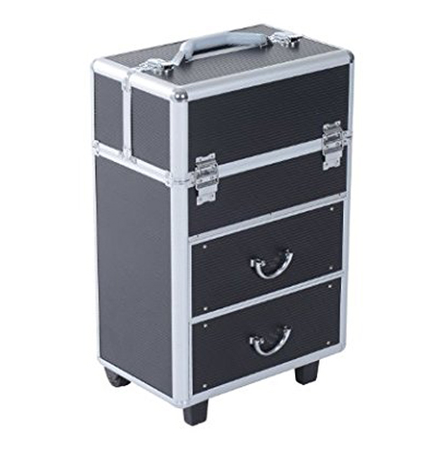 7. Soozier 4-Tier Cosmetic Train Case