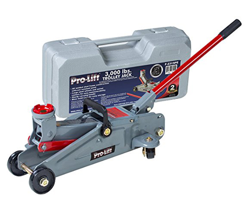 9. Pro Lift 3000lbs Grey Hydraulic Trolley Jack (F-2315PE)