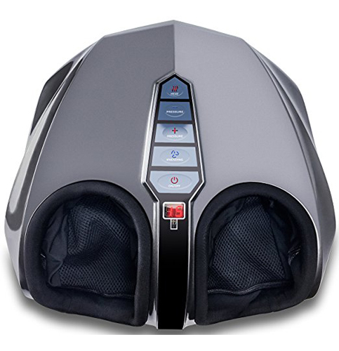 2. Miko Charcoal Grey Shiatsu Foot Massager