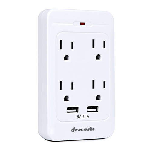 10. DEWENWILS 4 Outlet Surge Protector